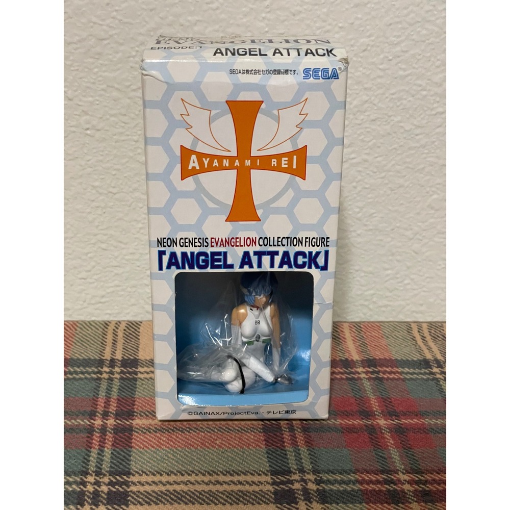 Sega Neon Genesis VTG Evangelion Figure Rei Ayanami White Excellent Angel Attack
